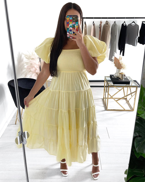 Bonifacio tiered pleated midi dress sale